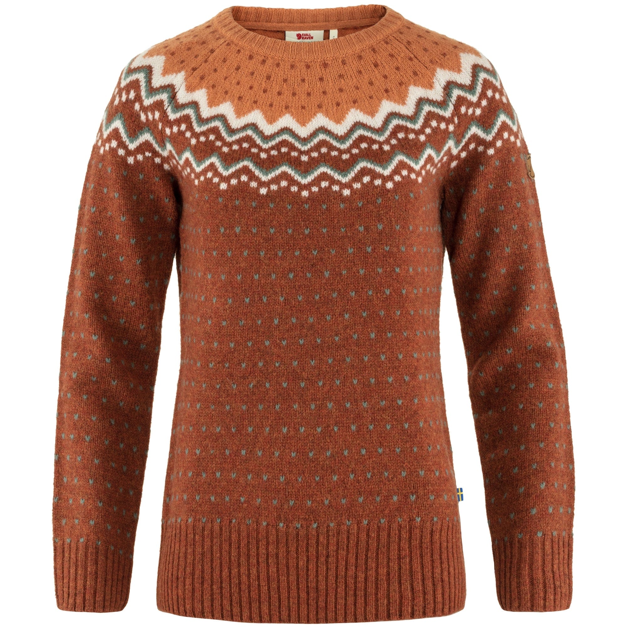 Fjällräven Sweater XS / Autumn Leaf-Desert Brown Fjällräven Övik Knit Sweater W's