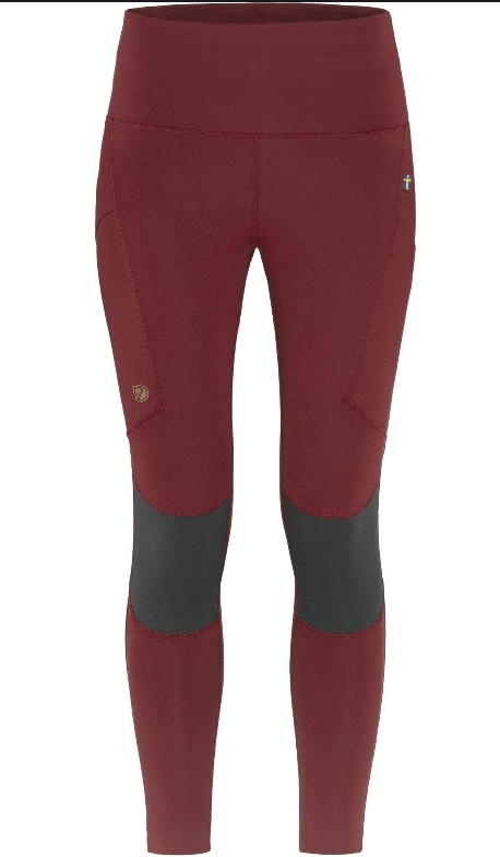 Fjällräven Tights XS / Pomegranate Red-Iron Grey Fjällraven Abisko Trekking Tights Pro