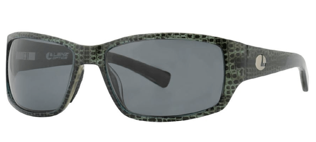 Lenz Optics Sunglasses Frame: Green / Lens: Grey (49226) Lenz Optics Premium Sunglasses