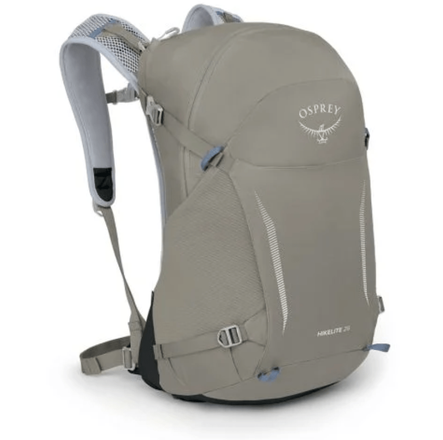 Osprey Bag Tan Concrete Osprey Hikelite 26L Hiking  Bag