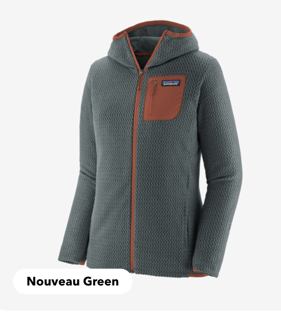 Patagonia Fleece L / Nouveau Green Patagonia Women's R1® Air Full-Zip Hoody