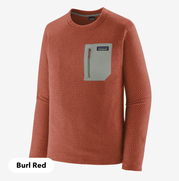 Patagonia Fleece M / Burl Red Patagonia Men's R1® Air Fleece Crew