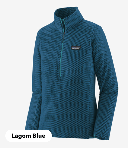 Patagonia Fleece S / Lagom Blue Patagonia Women's R1® Air Zip-Neck