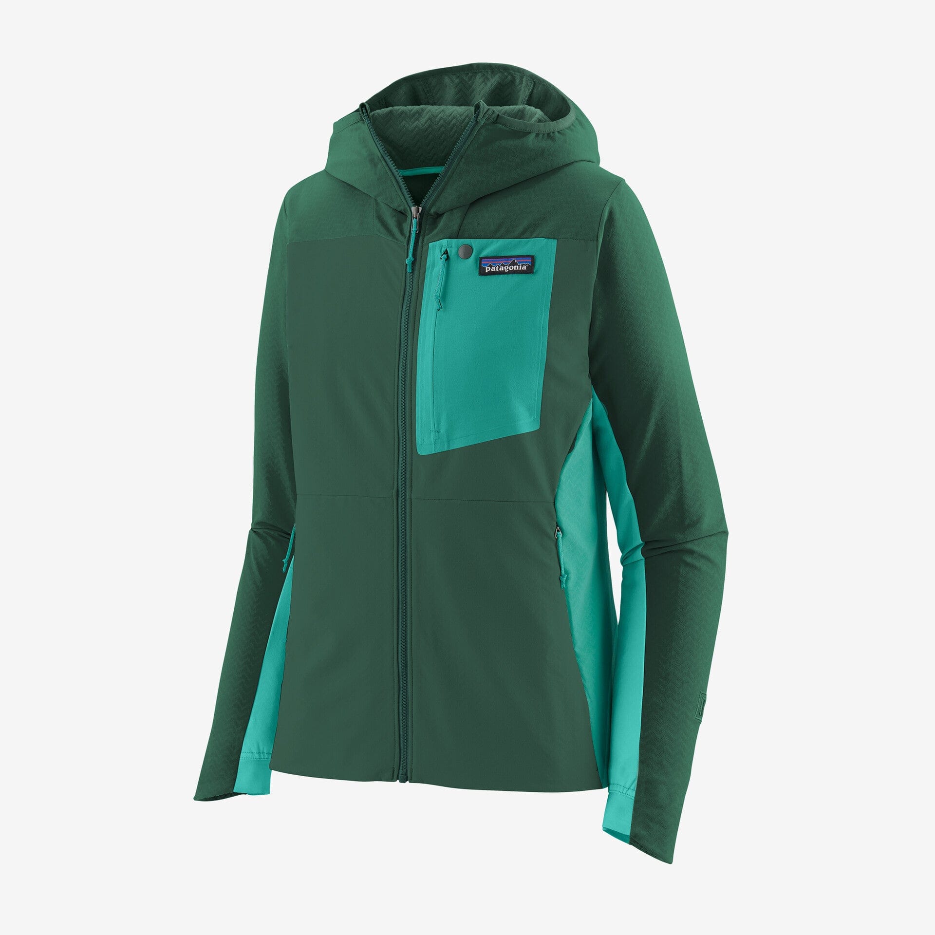 Patagonia Hoody S / Conifer Green Patagonia W's R1® CrossStrata Hoody