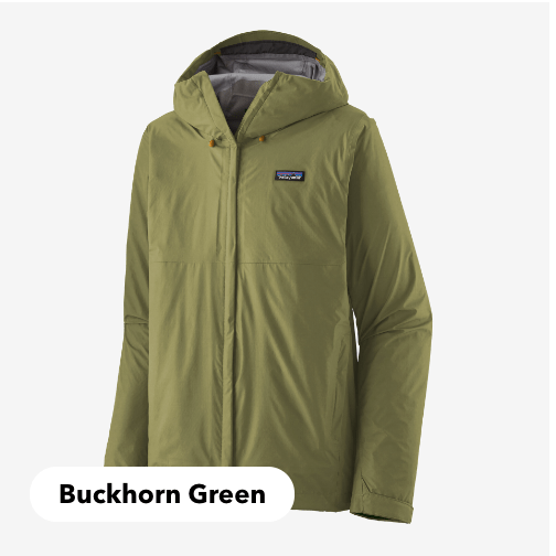Patagonia Jacket S / Buckhorn Green Patagonia Men's Torrentshell 3L Rain Jacket