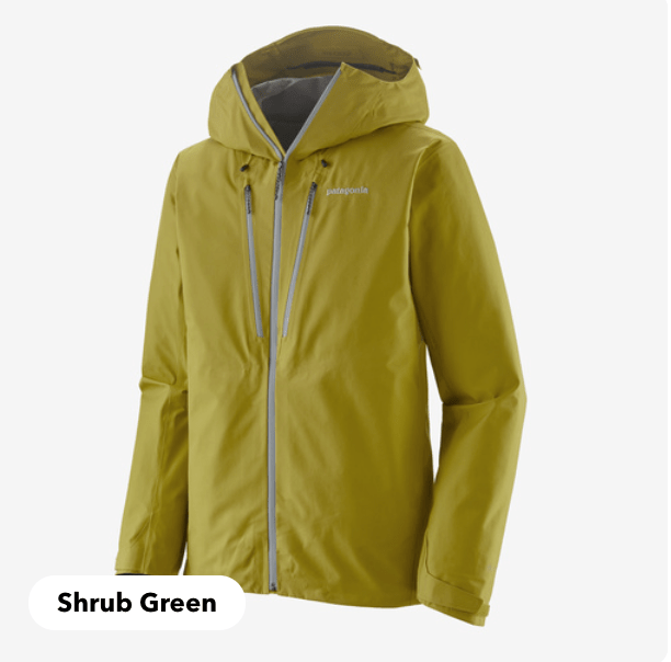 Patagonia Jacket S / Shrub Green Men's Triolet Jacket RECCO