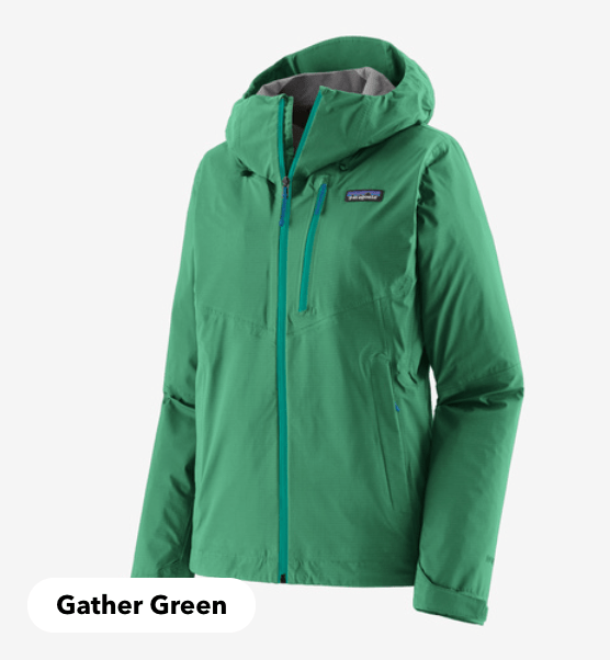 Patagonia Rain Jacket M / Gather Green Patagonia Women's Granite Crest Rain Jacket
