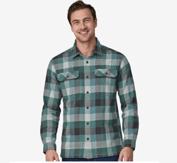 Patagonia Shirt Patagonia Men's Long-Sleeved Organic Cotton Midweight Fjord Flannel Shirt