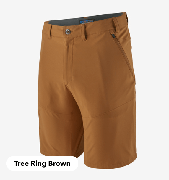 Patagonia Short 28 / Tree Ring Brown Patagonia Men's Terravia Trail Shorts - 10