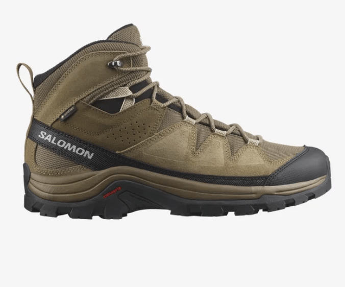 Salomon Shoes 8.5 UK / Kangaroo / Kelp / Black Salomon QUEST ROVE GORE-TEX M's