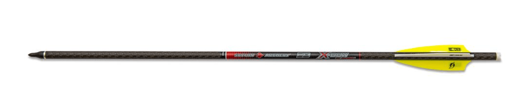 Skylon Arrows SKYLON X-BOW BOLTS 3K CARBON DIA 8.7MM 20" MOONNOCK + INSERT + POINT 6/PK