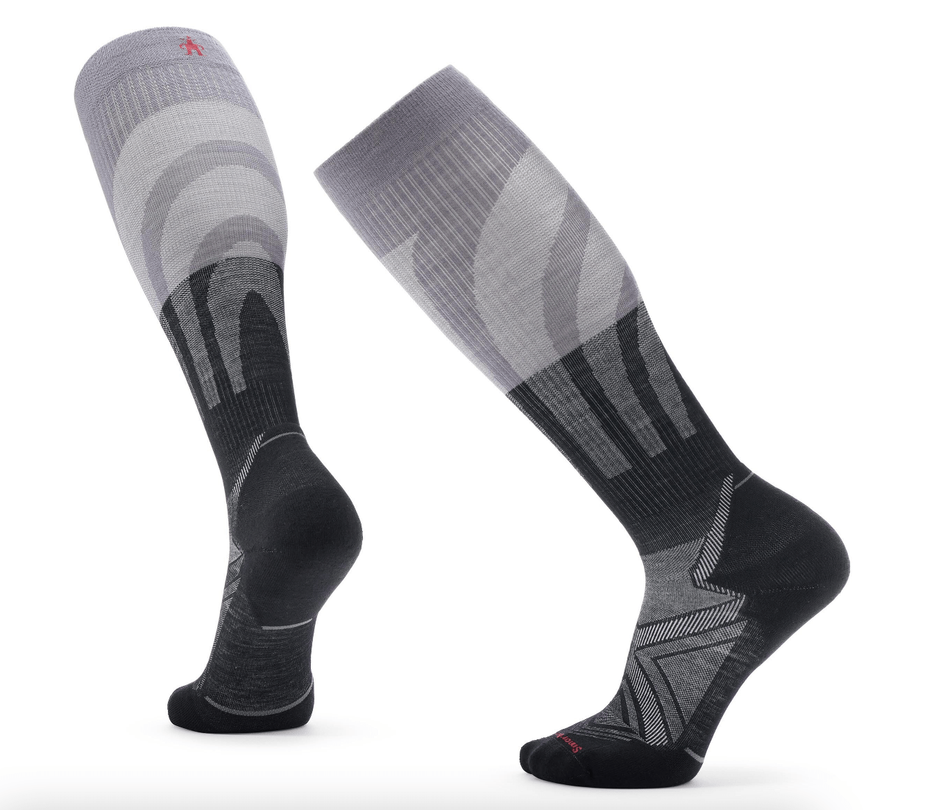 Smartwool Socks L (42-44 EU) / Black Smartwool Run Targeted Cushion Compression OTC Socks