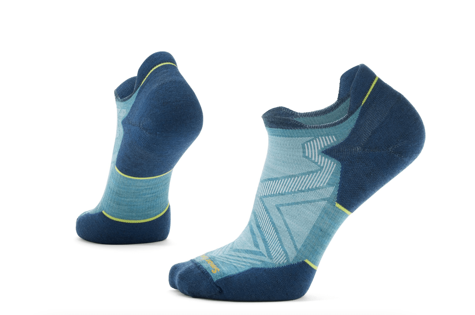 Smartwool Socks L (42-45 EU) / Cascade Green Smaartwool Run Targeted Cushion Low Ankle Socks