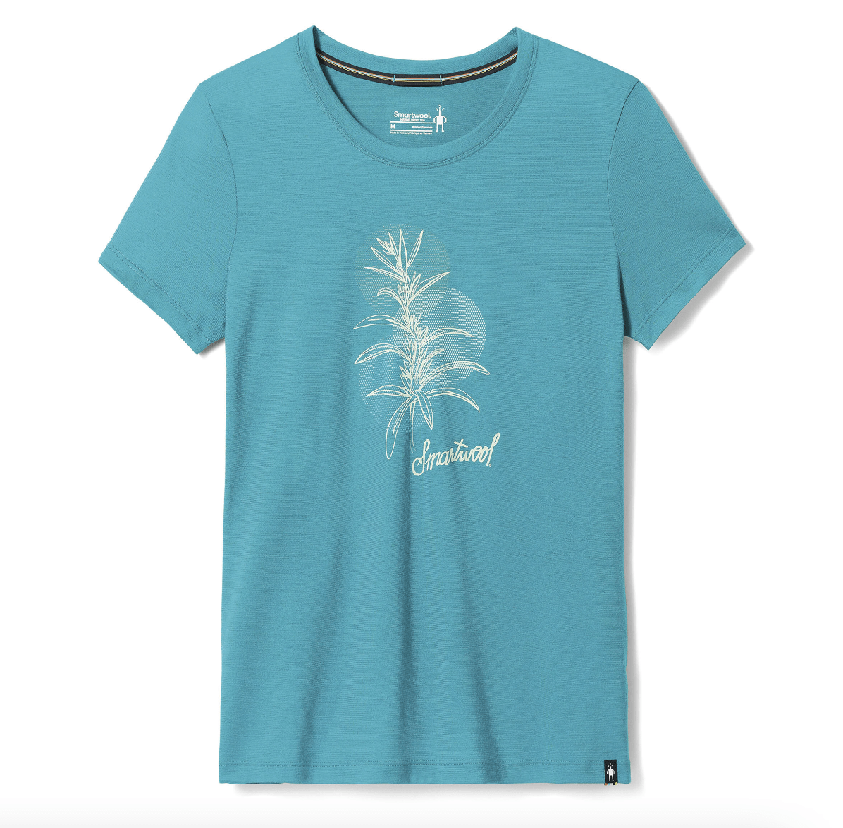 Smartwool T-Shirt S / Deep Lake Smartwool Women’s Sage Plant Graphic Short Sleeve Tee Slim Fit