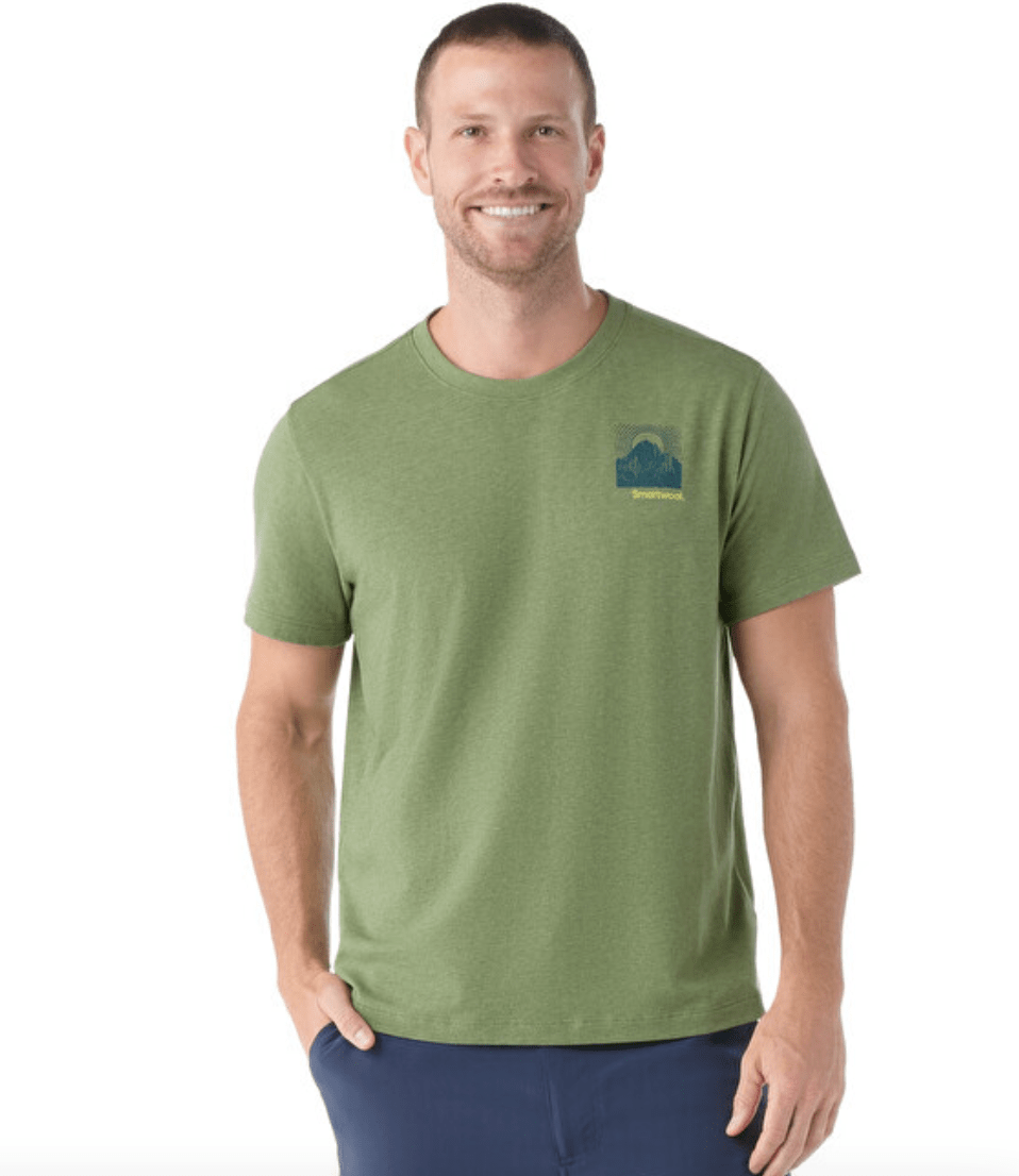 Smartwool T-Shirt Smartwool Forest Finds Graphic Short Sleeve Tee Slim Fit