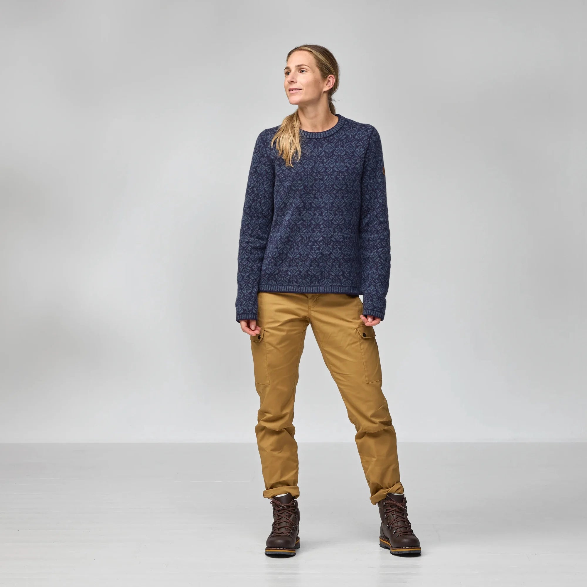Fjallraven  Snow Round Neck Sweater W