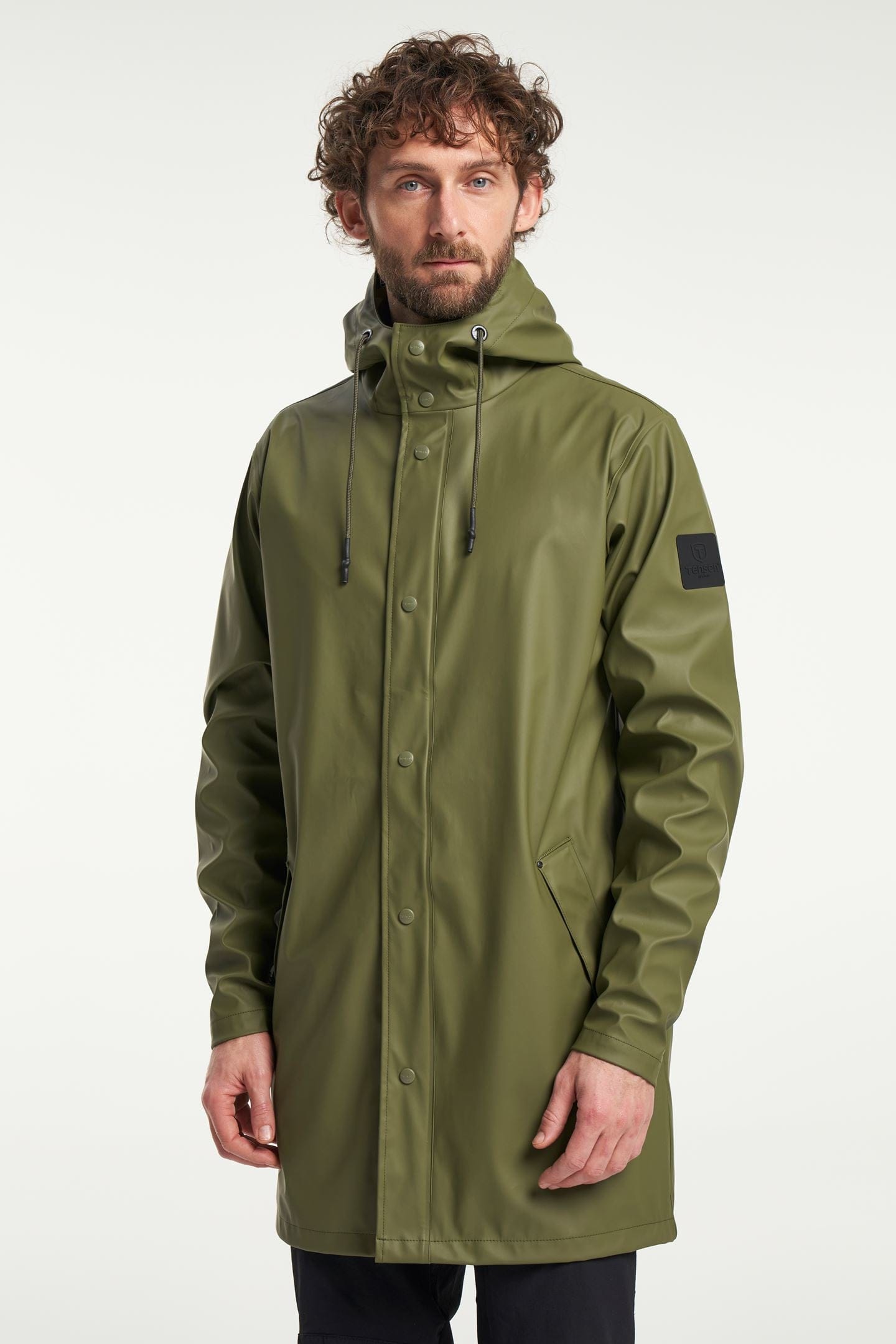 Tenson Rain Jacket M / Olive Tenson Apelviken PU Coat M's