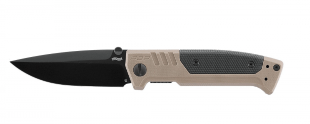 Walther Knife Tan Walther PDP Spearpoint Folder