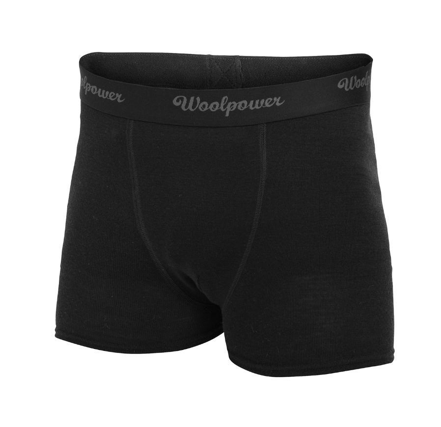 Woolpower Boxer Shorts L / Black Woolpower Boxer M's Base Layer