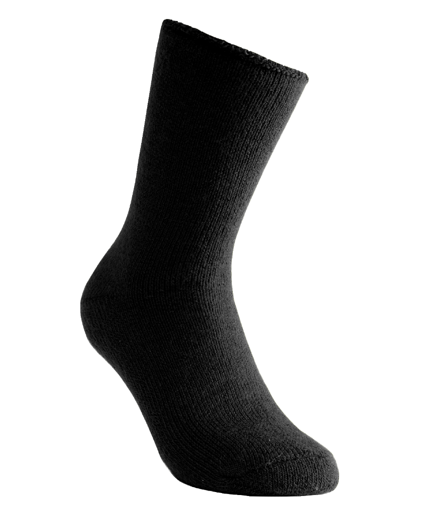 Woolpower Socks 45-48 EU / Black Woolpower Socks 600 g
