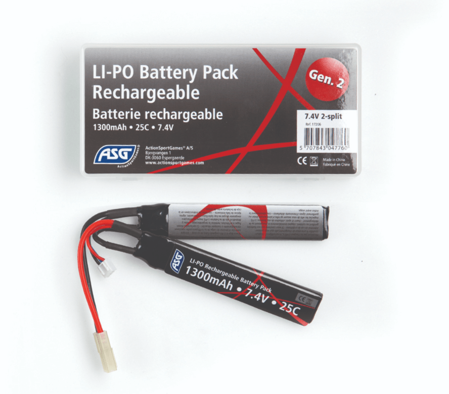 ASG Battery ASG 7,4V LI-PO Battery 1300 mAh