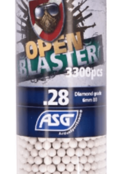ASG BB's .28g Open Blaster Airsoft BB 3300 pcs. in bottle