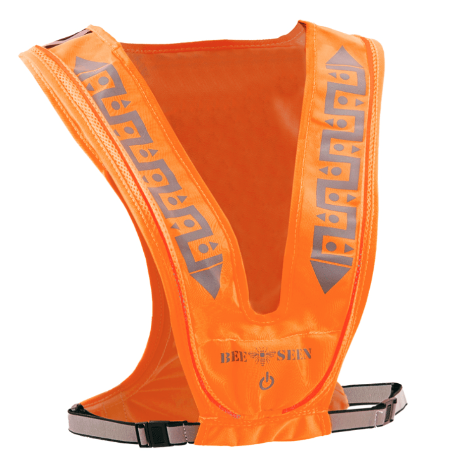 BeeSeen Safety Harness Orange BeeSeen LED Vest USB