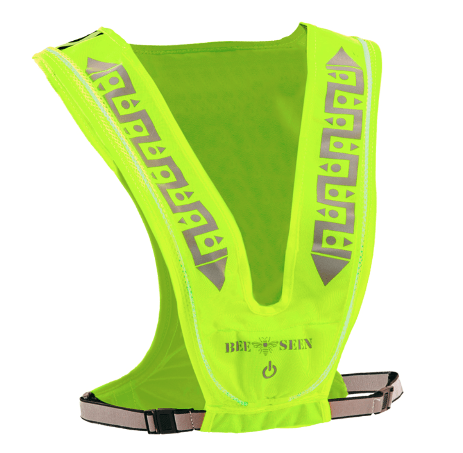 BeeSeen Safety Harness Yellow BeeSeen LED Vest USB