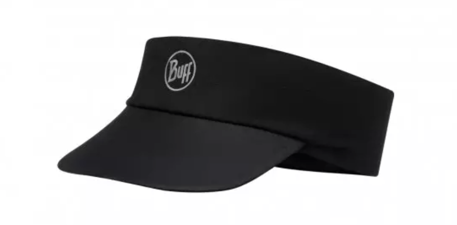 Buff Cap Pack Run Visor R-Solid Black