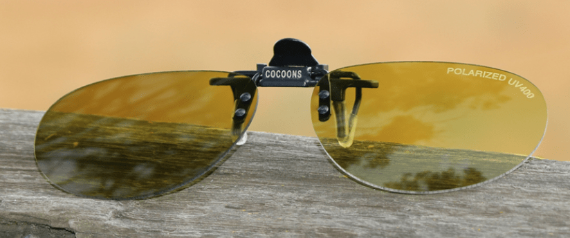 Cocoons Sunglasses Cocoons Flip-Ups Oval 56 Polarized Yellow