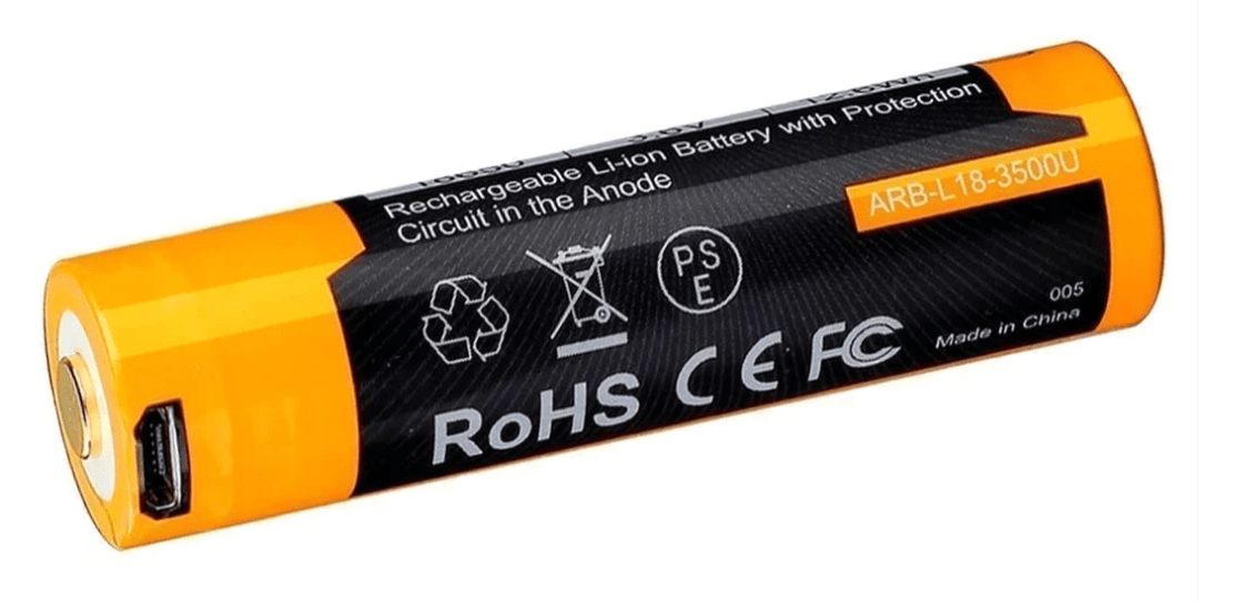 Fenix Battery Fenix ARB-L18-3500U USB Rechargeable Battery