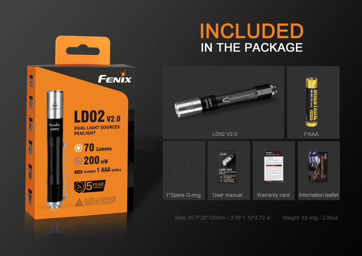 Fenix Light & Lamps Fenix LD02 V2.0