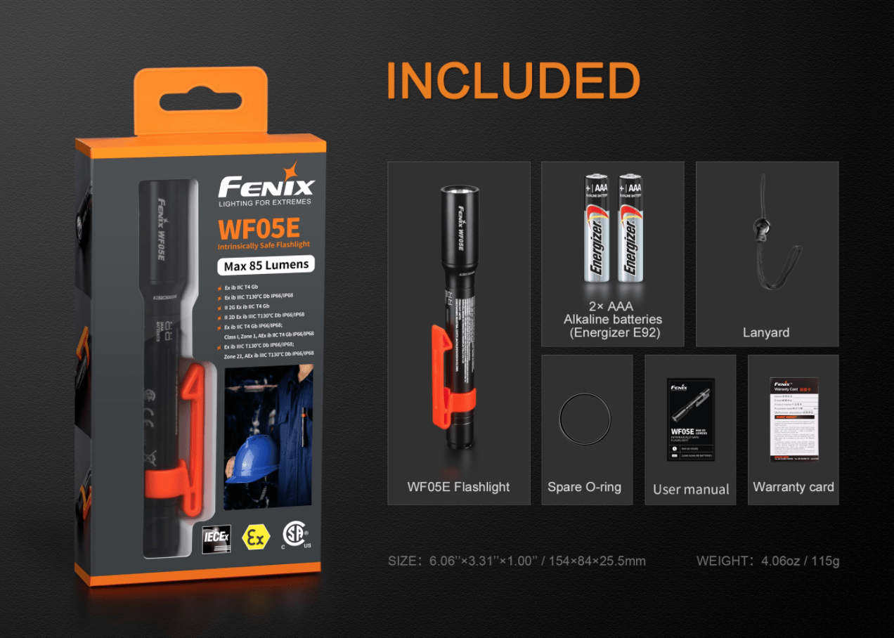 Fenix Light & Lamps Fenix WF05E Flashlight