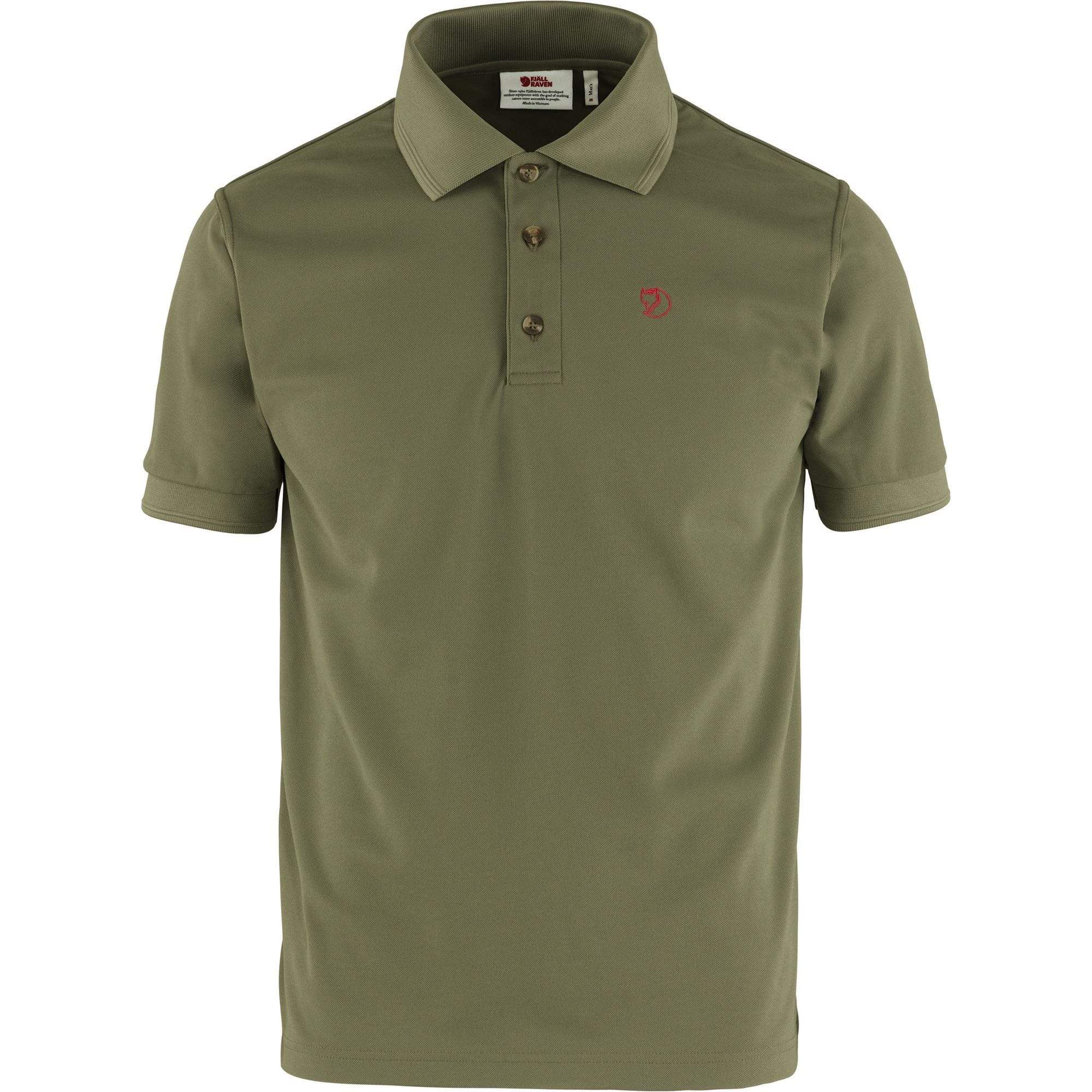 Fjällräven Polo M / Light Olive Fjällräven Crowley Pique Polo Shirt