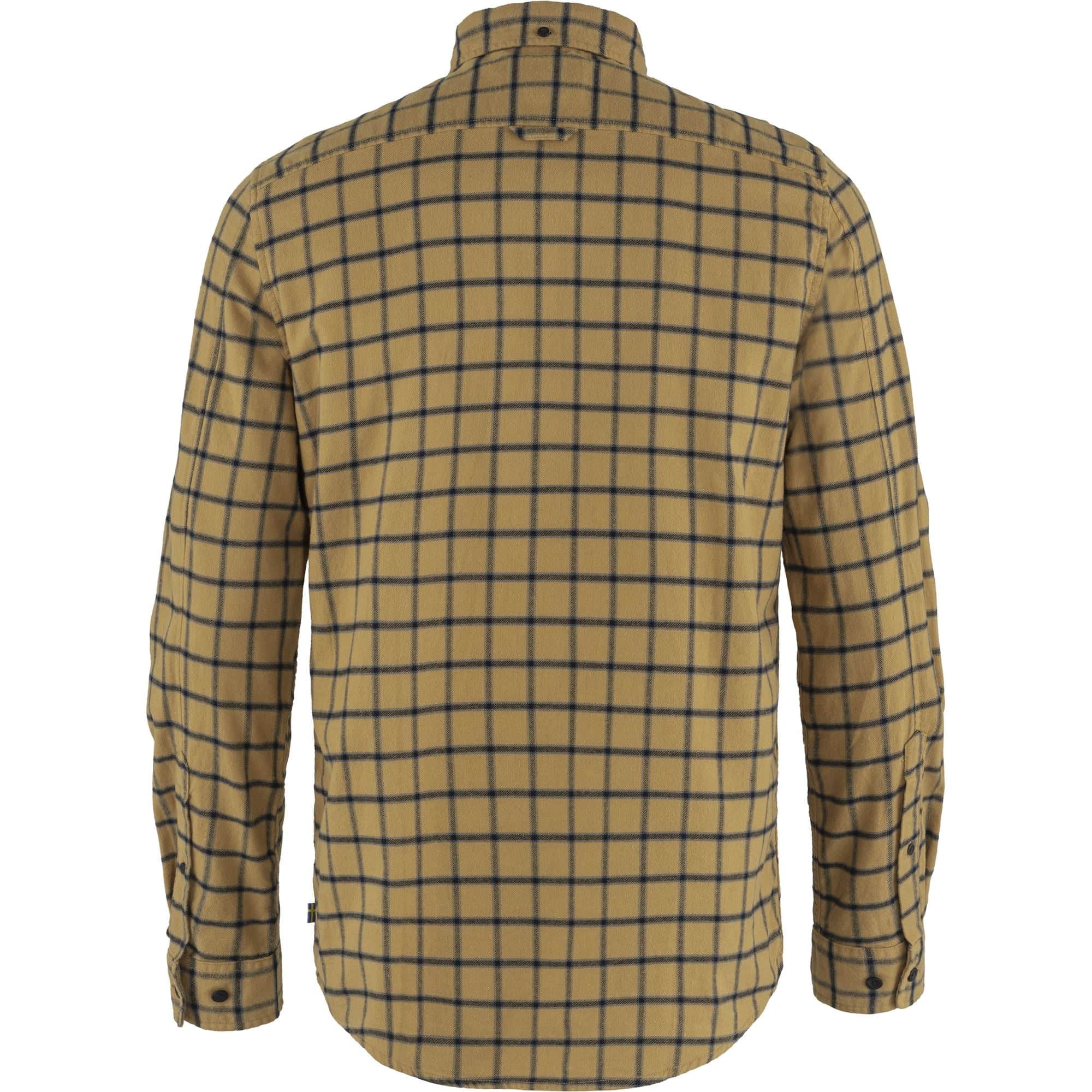 Fjällräven Shirt 2XL / Buckwheat Brown-Dark Navy Fjällräven Övik Flannel Shirt M's