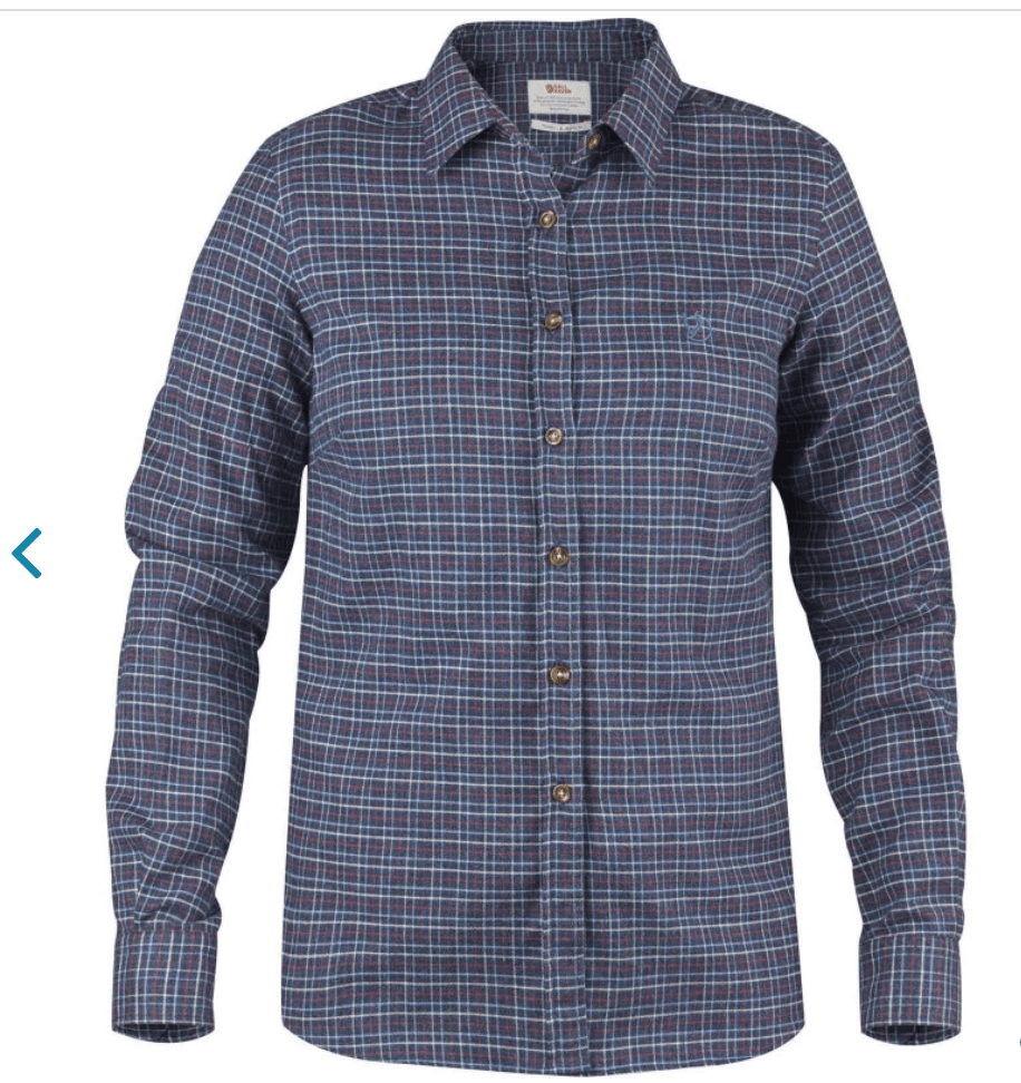 Fjällräven Shirt L / Navy Fjällräven Sörmland Flannel Shirt W's