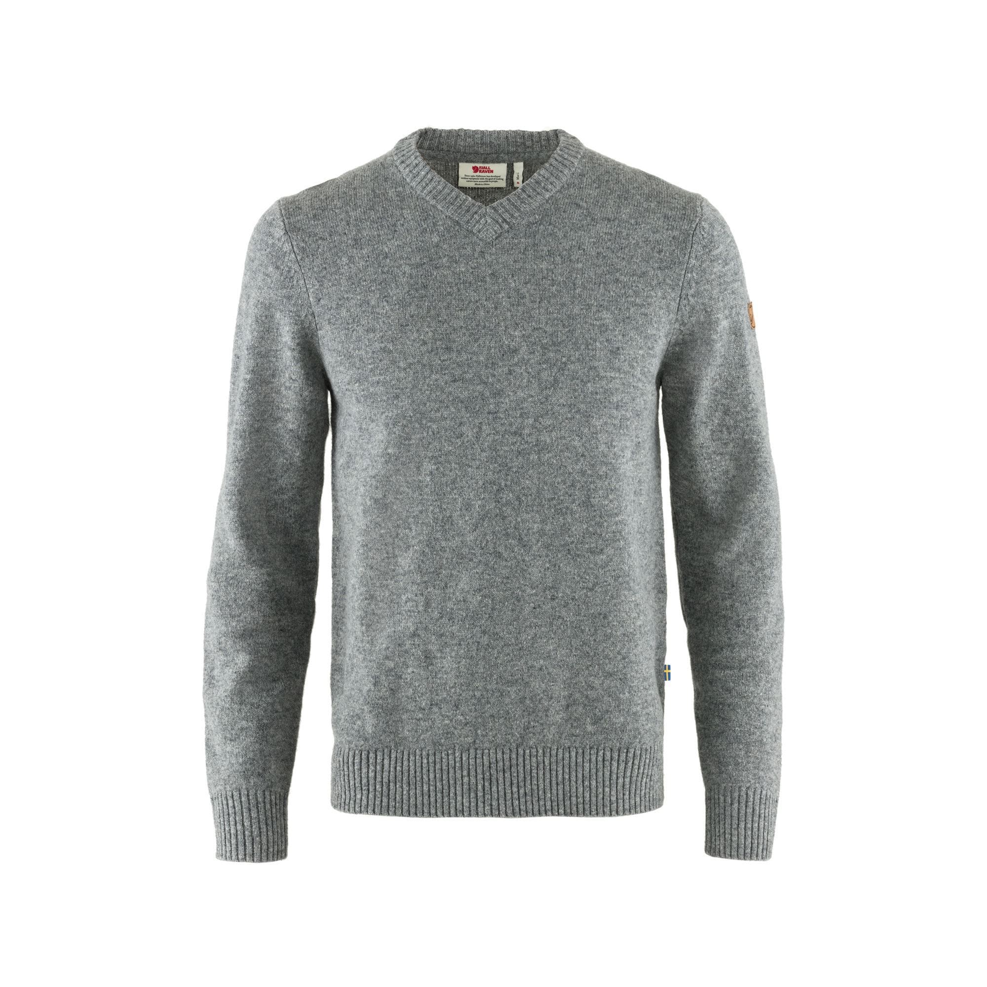 Fjällräven Sweater L / Grey Fjällräven V-neck Sweater M's