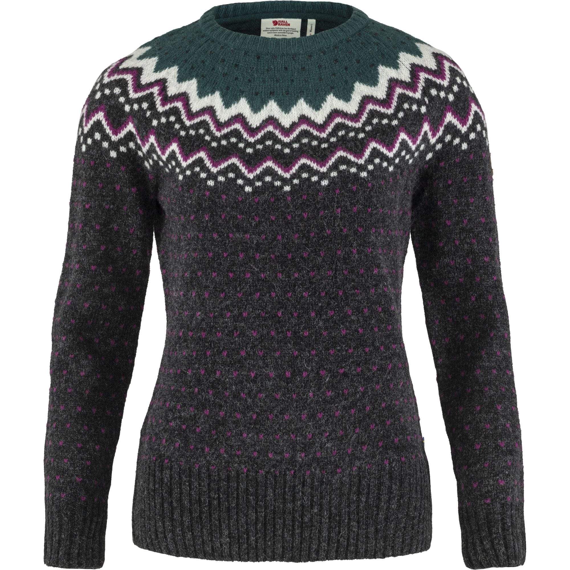Fjällräven Sweater M / Arctic Green Fjällräven Övik Knit Sweater W's