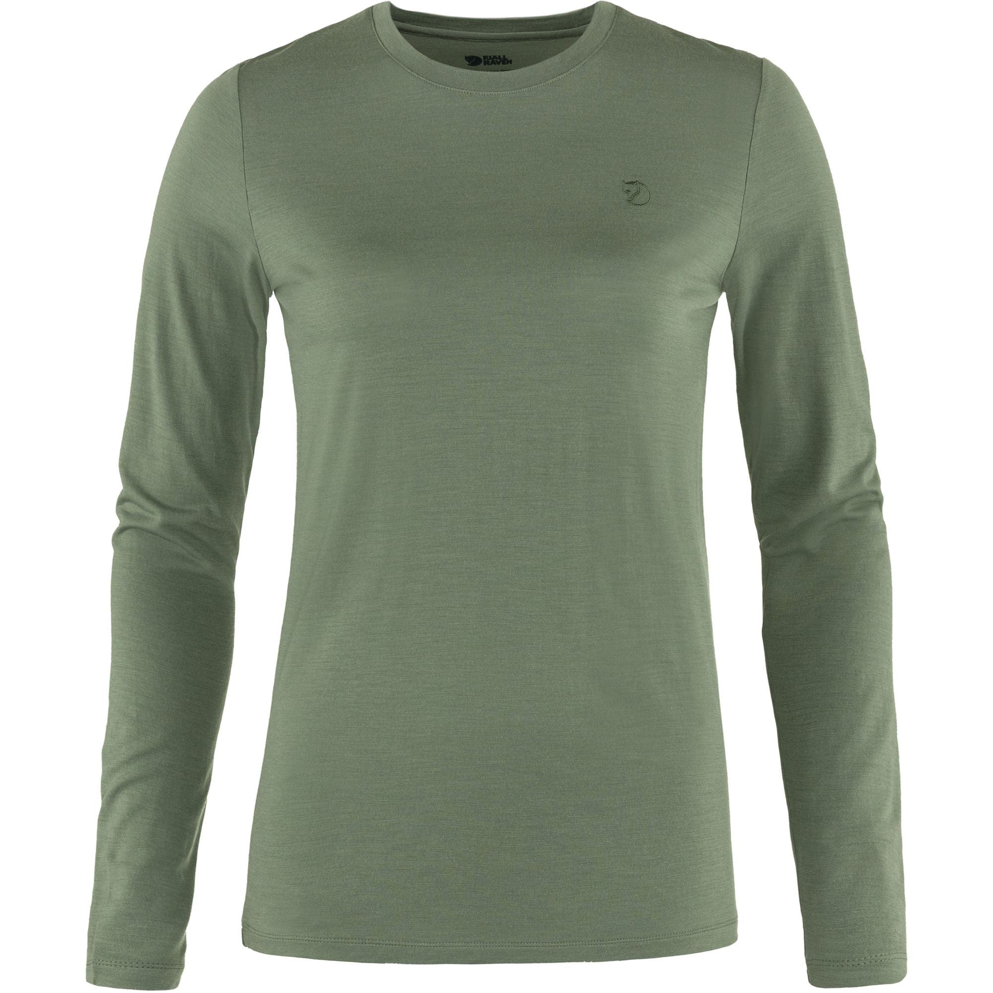 Fjällräven T-Shirt M / Patina Green Fjällräven Abisko Wool LS W's