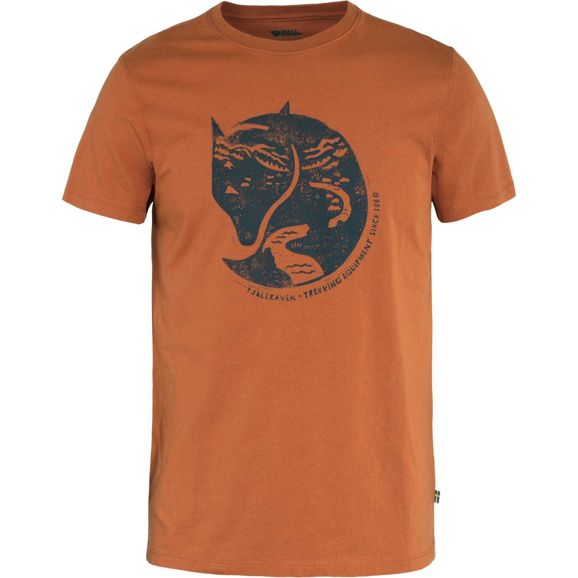 Fjällräven T-Shirt M / Terracotta Brown Fjällräven Arctic Fox T-shirt M