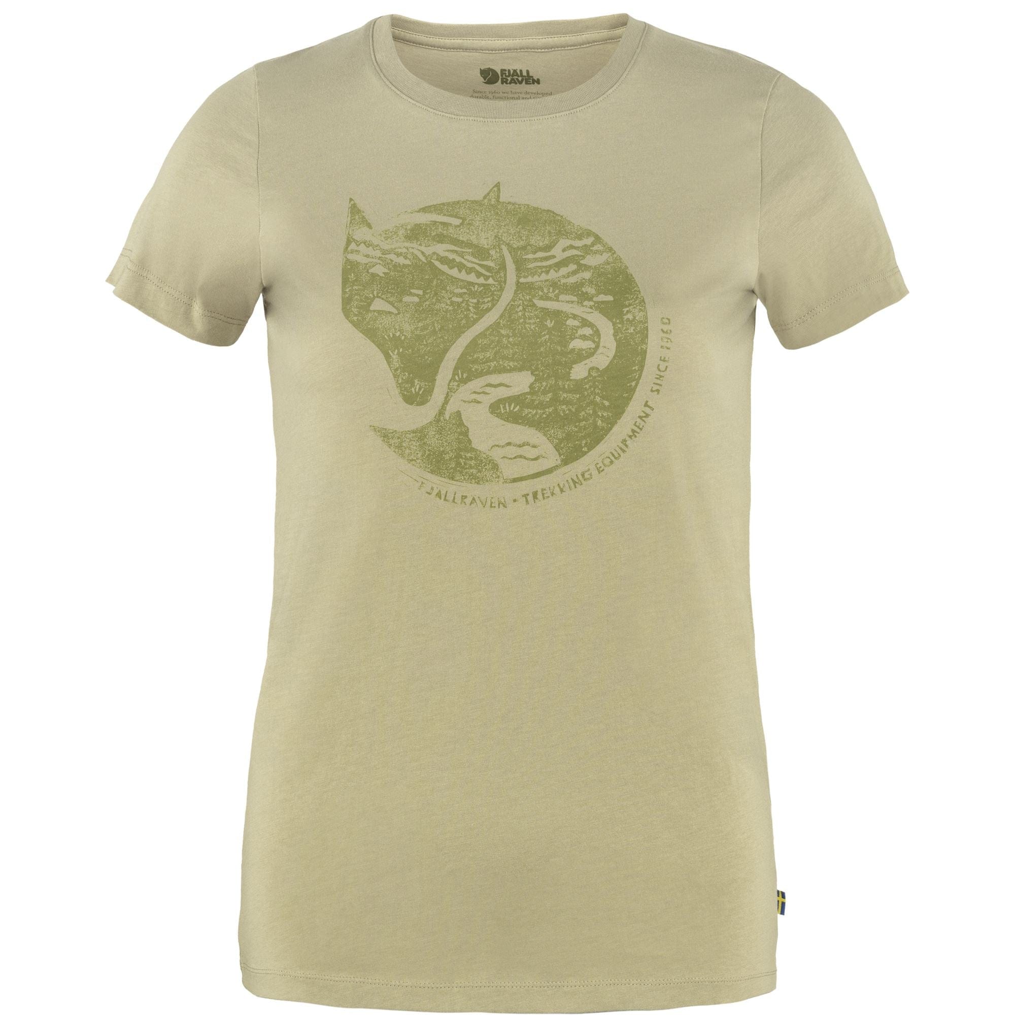 Fjällräven T-Shirt S / Sand Stone Fjällräven Arctic Fox T-shirt W