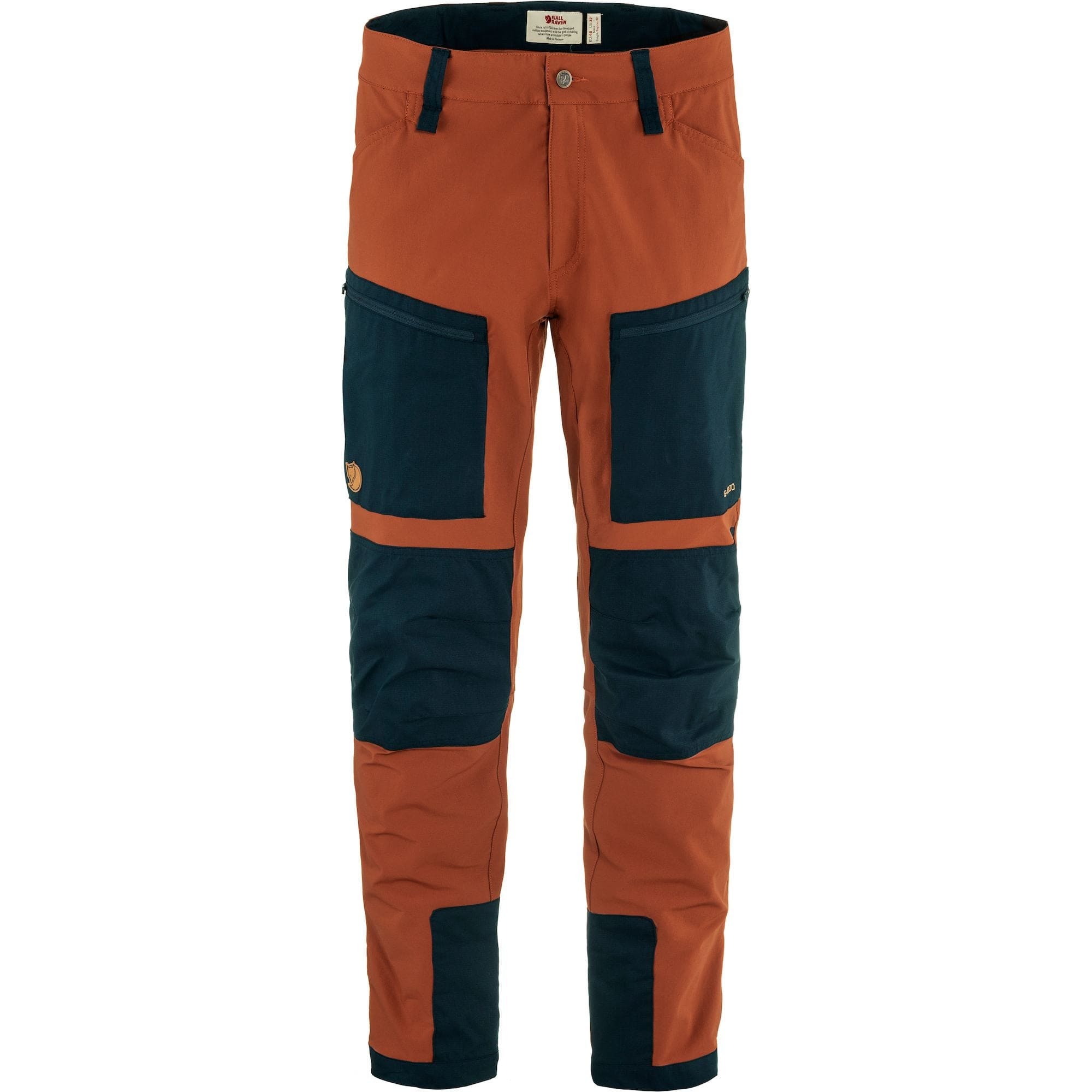 Fjällräven Trousers 48 EU / Autumn Leaf-Dark Navy Fjällräven Keb Agile Trousers