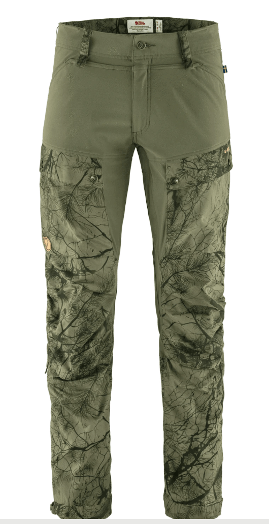 Fjällräven Trousers 50 EU / Green Camo-Laurel Green Fjällräven Keb Trousers Regular Fit M's