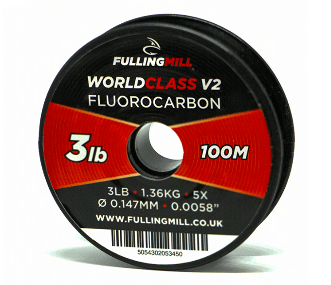 Fulling Mill Leaders & Tippets Fulling Mill WORLD CLASS V2 FLUOROCARBON 100M