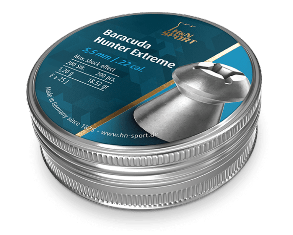 H&N Sport Pellets .22 cal/5.5mm ( 200 pcs) H&N Sport Baracuda Hunter Extreme Pellets