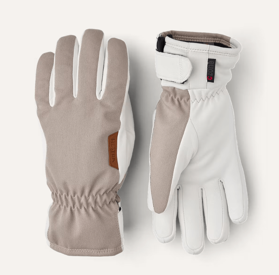 Hestra Gloves Beige Hestra CZone Primaloft Inverno 5-finger