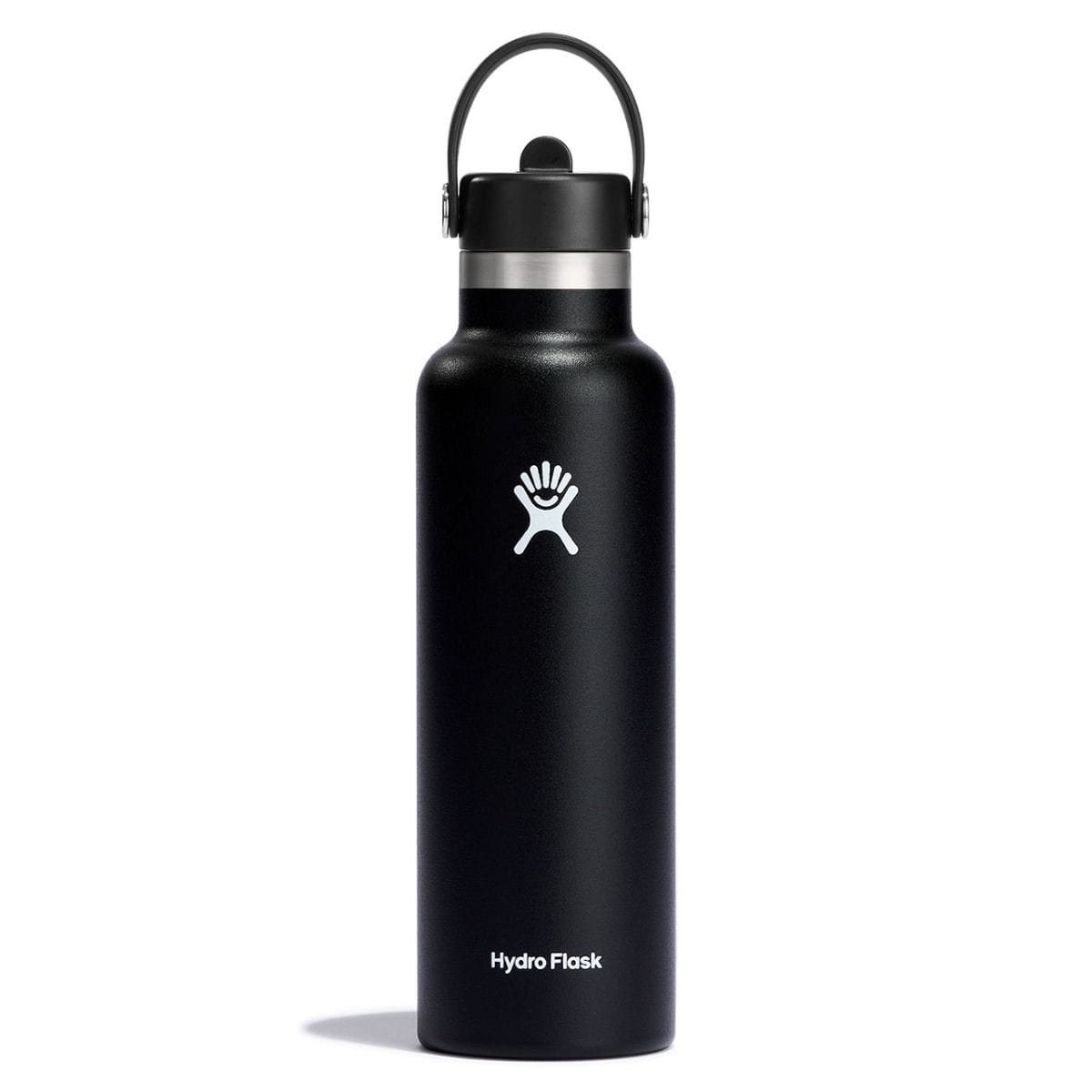 Hydro Flask Bottles & Flasks Black Hydro Flask Standard Mouth with Flex Straw Cap