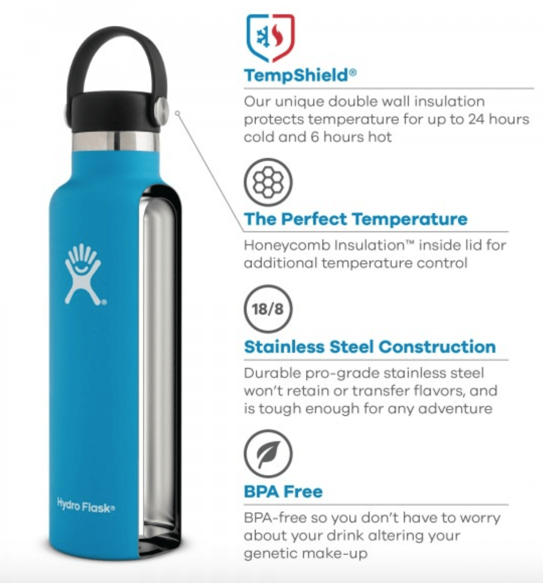 Hydro Flask Bottles & Flasks Hydro Flask Standard Mouth 21oz (621ml)