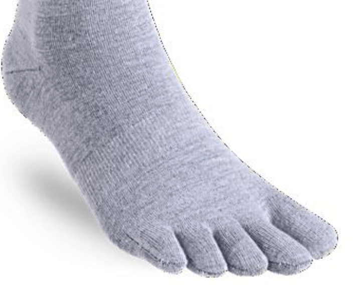injinji Socks M (40-44 EU) / Grey injinji Sport Original Weight Micro Soks