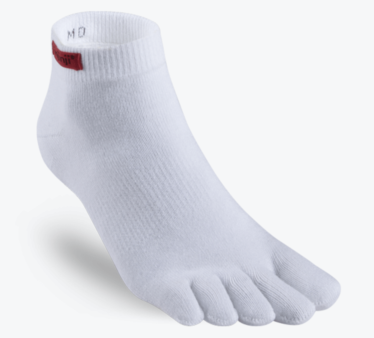injinji Socks S (37-40 EU) / White injinji Sport Original Weight Micro Soks